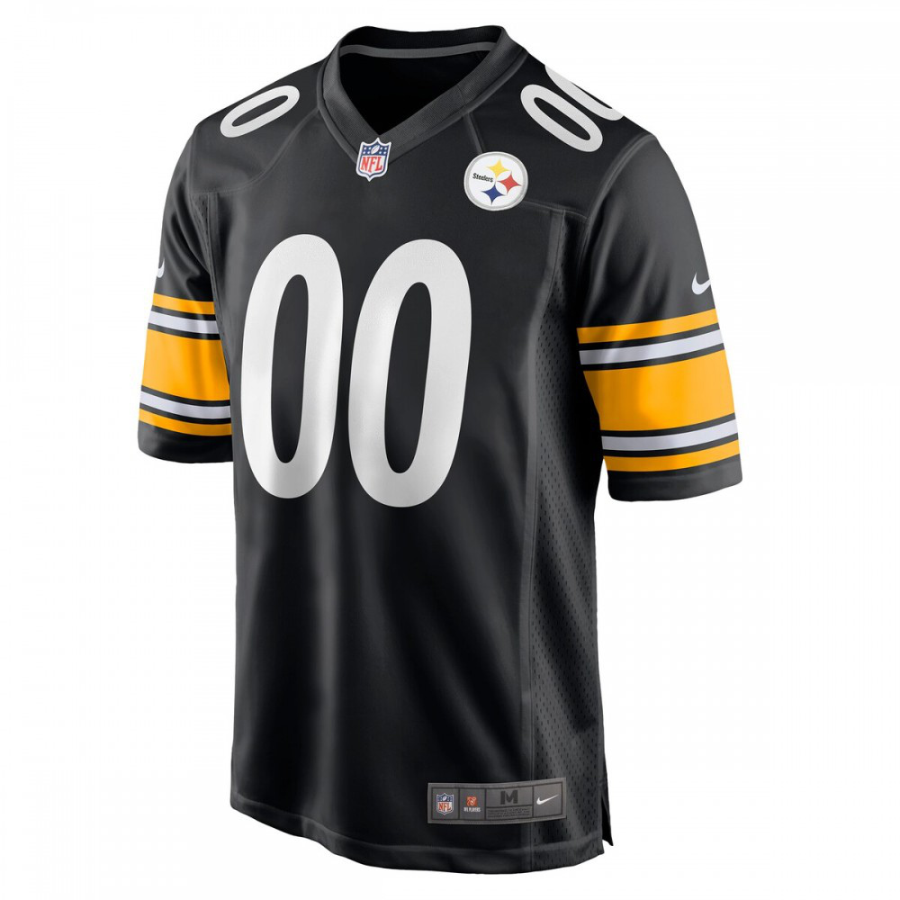 Pittsburgh Steelers Nike Game Custom Player Jersey - Black-GridironStore